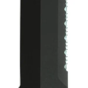 Ka-Bar 2217 Big Brother 9.38" Fixed Clip Point Part Serrated Black 1095 Cro-Van Blade, Brown Leather Handle, Includes Sheath