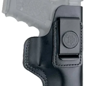 DeSantis Gunhide 031BA77Z0 Insider  IWB Black Leather Belt Clip Fits H&K P2000SK/Springfield XD/XD-E 3.30" Barrel Right Hand