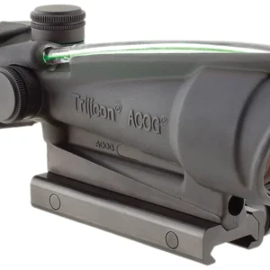 Trijicon 100144 ACOG Black Hardcoat Anodized 3.5x35mm Illuminated Green Chevron .308/7.62 BDC Reticle