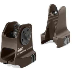 DANIEL DEFENSE FRONT/REAR SIGHT COMBO BROWN