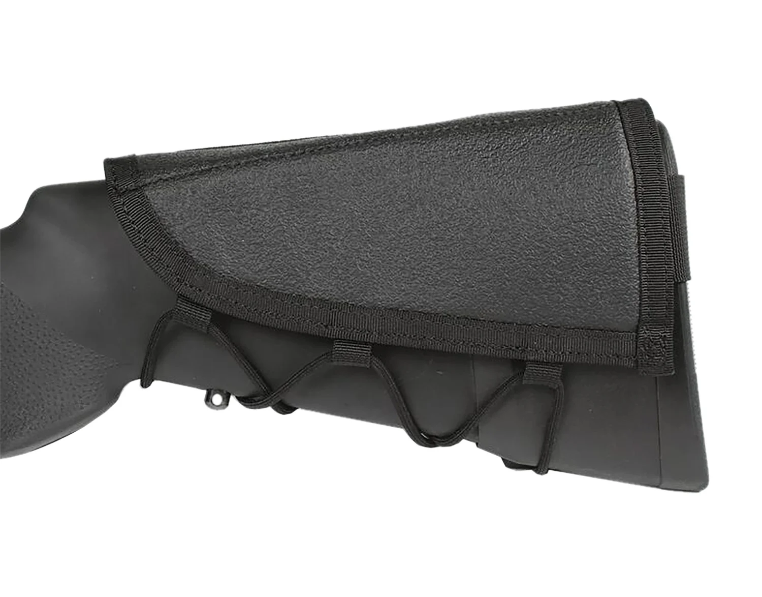 Blackhawk 90CP02BK Ammo Cheek Pad Black Nylon 5rd Rifle Buttstock Mount