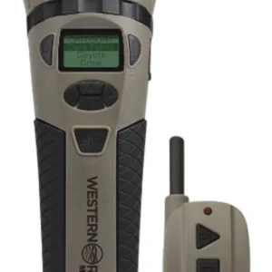 Western Rivers GC75 Mantis 75R Electronic Call Multiple Sounds Attracts Predators Features Remote Control Brown Polymer