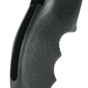 Hogue 19100 Monogrip Finger Grooves Black Nylon Cobblestone Finish Fits S&W K Frame with Round Butt