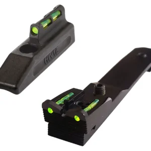 HiViz HHVS001 Henry .22 LR Interchangeable Front Sight Set Black Green, Red, White LitePipes for Henry Lever Action