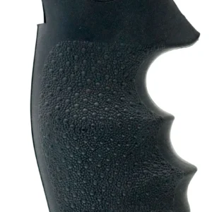 Hogue 10000 Monogrip  Black Rubber with Finger Grooves for S&W K, L Frame with Square Butt