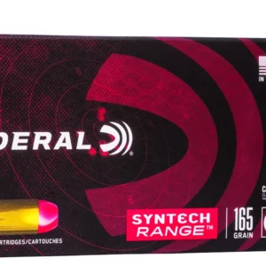 Federal AE40SJ1 American Eagle Syntech Range 40S&W 165gr Total Syntech Jacket Flat Nose 50 Per Box/10 Case