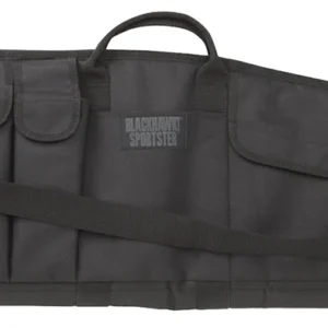Blackhawk 74SG36BK Sportster Tactical Carbine Case 36" Black 600D Polyester w/ PVC Laminate 4 Mag Pocket 2 Large Accessory Pockets