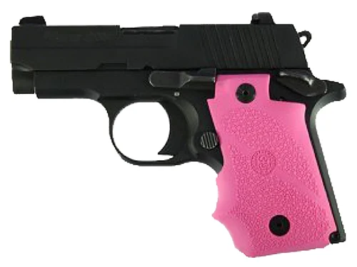 Hogue 38007 Rubber Grip Pink with Finger Grooves for Sig P238