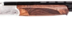 ATI ATIGKOF20SVE Cavalry SVE 20 Gauge 3" 2rd 26" Blued O/U Barrel, Silver Engraved Metal Finish, Oiled Turkish Walnut Stock, Ejector, 5 Chokes