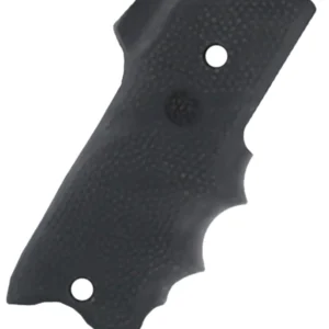 Hogue 82060 Rubber Grip Black with Finger Grooves & Right Hand Finger Rest for Ruger Mark II, III