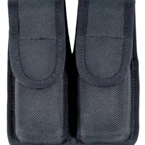 Blackhawk 44A000BK Double Mag Pouch Black Cordura Compatible w/Single Stack/9mm/40/45