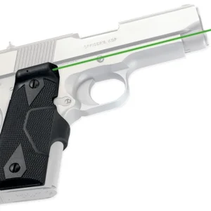 Crimson Trace 0141101 Lasergrips Fits 1911 Compact, Green Laser Black Polymer