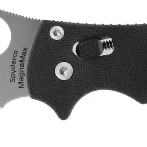 Spyderco C101GP2 Manix 2  3.37" Folding Drop Point Plain CPM S30V SS Blade Black G10 Handle Includes Pocket Clip