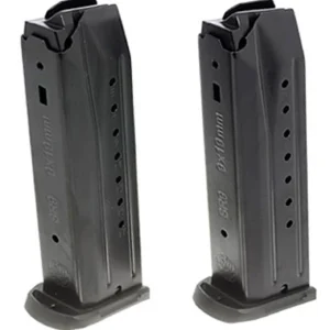 Ruger 90449 SR9C Value Pack 17rd Magazine Fits Ruger SR/SRc/9E 9mm Luger Blued 2 Pack
