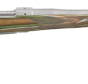 Ruger 47139 Hawkeye Predator Full Size 6.5 Creedmoor 4+1 24" Matte Stainless Steel Barrel, Matte Stainless Steel Receiver w/Integral Scope Mount, Green Mountain Adj LOP Laminate Stock, Right Hand