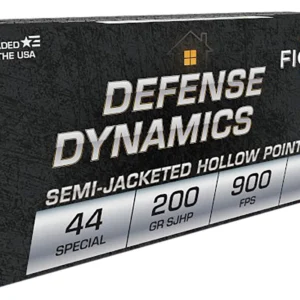 Fiocchi 44SA500 Defense Dynamics 44S&WSpl 200gr Semi Jacketed Hollow Point 50 Per Box/10 Case