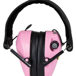 Caldwell 487111 E-Max Low-Profile Muff 23 dB Over the Head Pink/Black Adult