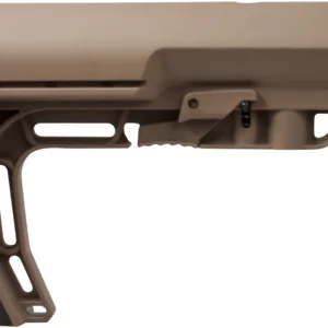 Mission First Tactical BMSSDE Battlelink Minimalist Stock Collapsible Scorched Dark Earth Synthetic for AR-15, M16, M4 with Commercial Tube (Tube Not Included)