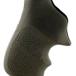 Hogue 78020 Tamer Cushion Black Rubber Grip with Finger Grooves for Ruger LCR, LCRx
