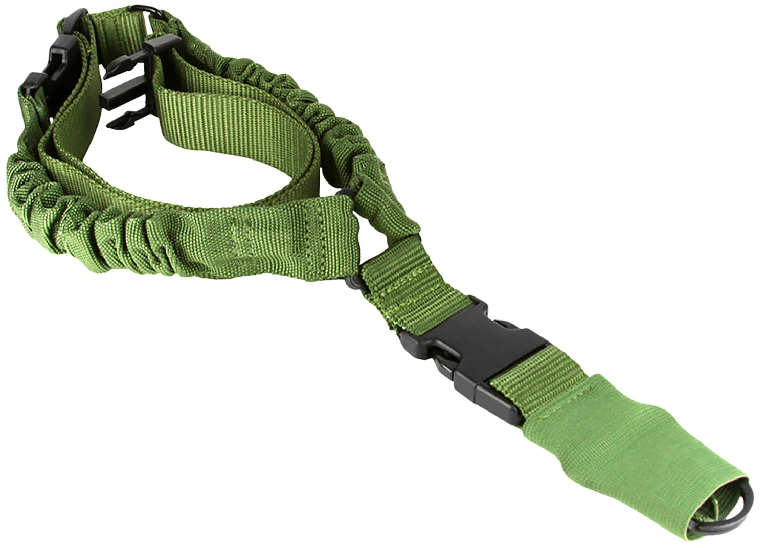 Aim Sports AOPS01G One Point Green Elastic Webbing 26" OAL Bungee Rifle