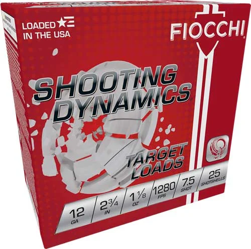 FIOCCHI 12GA 2.75" 1-1/8OZ - #7.5 1280FPS 250RD CASE LOT