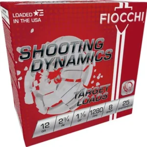 FIOCCHI 12GA 2.75" 1-1/8OZ #8 - 1280FPS 250RD CASE LOT