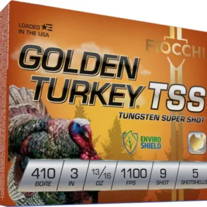 FIOCCHI GOLDEN TURKEY TSS 410 - 3" 13/16OZ #9 5RD 10BX/CS