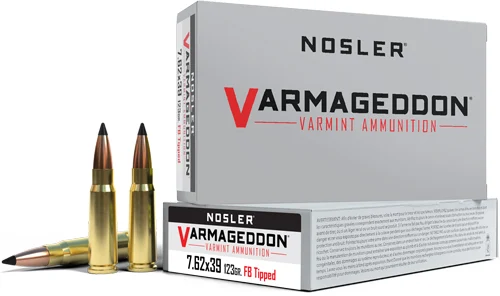 NOSLER VARMAGEDDON 7.62X39 - 123GR FBT 20RD 10BX/CS