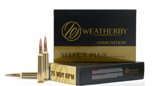 WEATHERBY AMMO 25 WBY RPM - 117GR HORNADY SST 20RD 10BX/CS