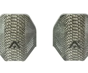 AXIL MX PLATE 1 SET BLACK VENOM