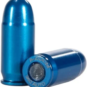A-ZOOM METAL SNAP CAP BLUE - .380ACP 10-PACK