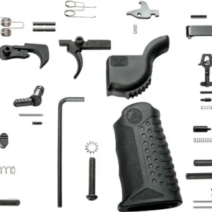 BATTLE ARMS ENHANCED COMPLETE - LOWER PARTS KIT STEEL BLACK