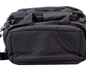 BULLDOG RANGE BAG DLX W/STRAP BLK