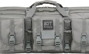 BULLDOG 36" SINGLE TACTICAL CS - 3 LARGE ACCESSORY POCKETS GREY