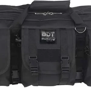 BULLDOG 43" 2 GUN TACTICAL CSE - 3 LARGE ACCESS POCKETS BLACK