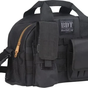 BULLDOG TACTICAL RANGE BAG W/ - MOLLE MAG POUCHES BLACK