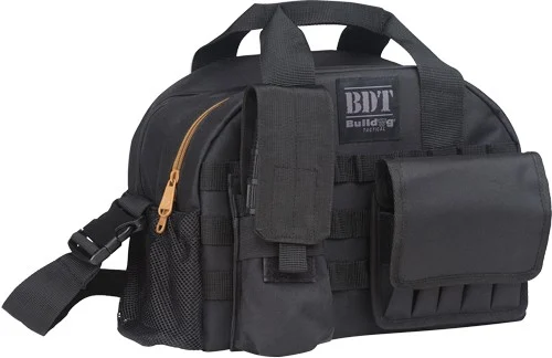 BULLDOG TACTICAL RANGE BAG W/ - MOLLE MAG POUCHES BLACK
