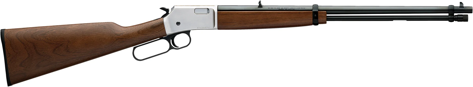 BRO BL-22 GRADE I 22LR SATIN NICKEL 20 15RD