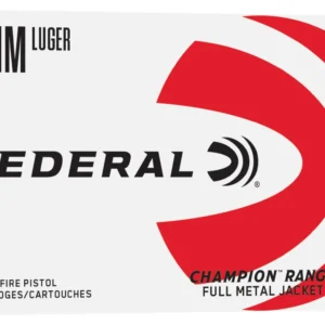 FDR 9MM 115GR RANGE FMJ 50RD