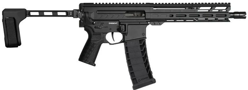 CMMG DISSENT MK4 BRACED 9MM 10.5 ARMOR BLACK