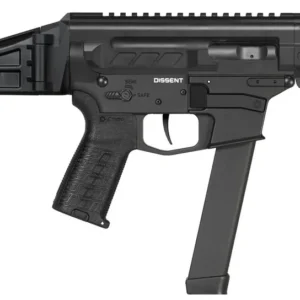 CMMG DISSENT MKGS PISTOL 9MM 6.5 ARMOR BLK BRACE