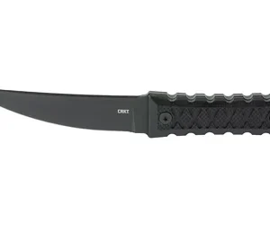CRKT HZ4 4.76" PLN EDGE BLK W/SHEATH