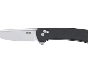 CRKT Q COMPACT 3.05" PLAIN EDGE BLK