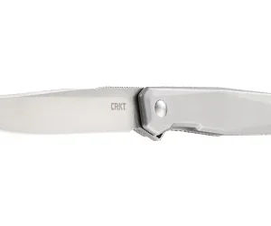CRKT FACET SILVER 3.37" PLAIN EDGE