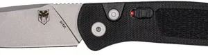 COBRATEC RECON PUSH BUTTON - AUTO 3.12" BLACK G10
