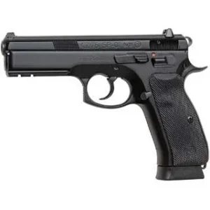 CZ 75 SP-01 9MM 4.6 FS RAIL RUBBER GRIPS 18RD