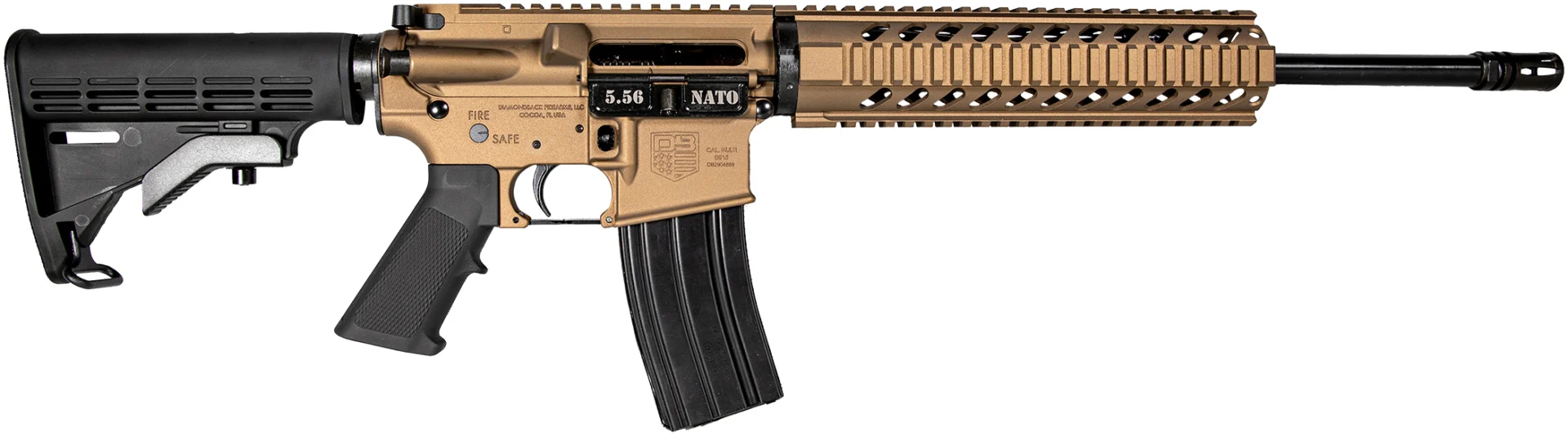DBF CARBON DB15 5.56 16 BURNT BRONZE 30