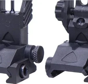 GUNTEC AR-15 EZ SIGHTS POLY - BACK UP THIN IRON SIGHT SET