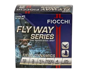 FIOCCHI 12GA #4 FLYWAY STEEL 25/250