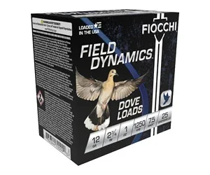 FIOCCHI D&Q 12GA 2.75" #7.5 25/250